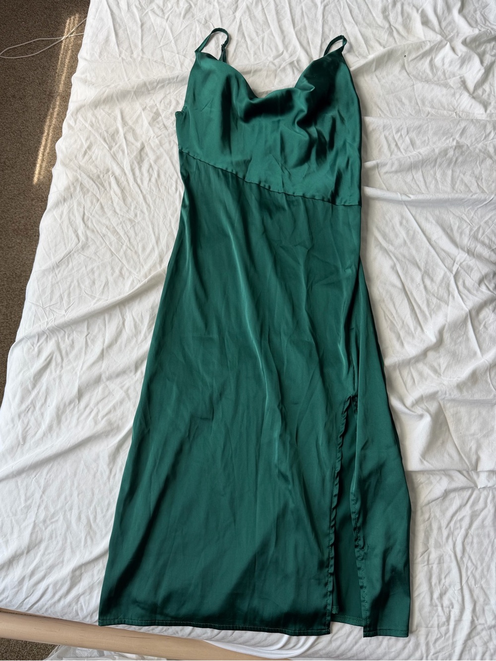 Emerald Green Slip Dress